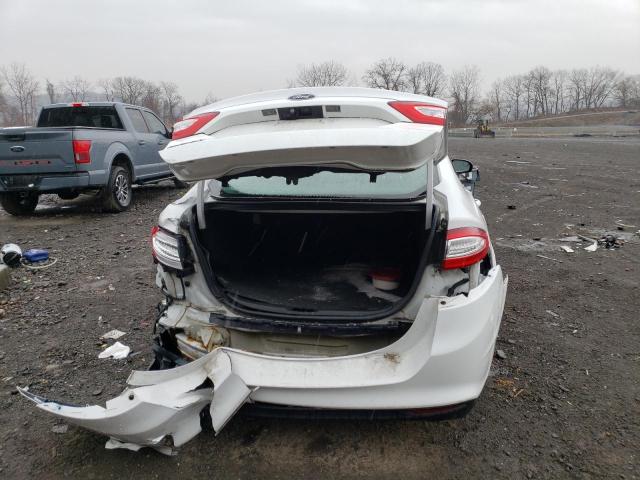 3FA6P0G76GR221322 - 2016 FORD FUSION S WHITE photo 6