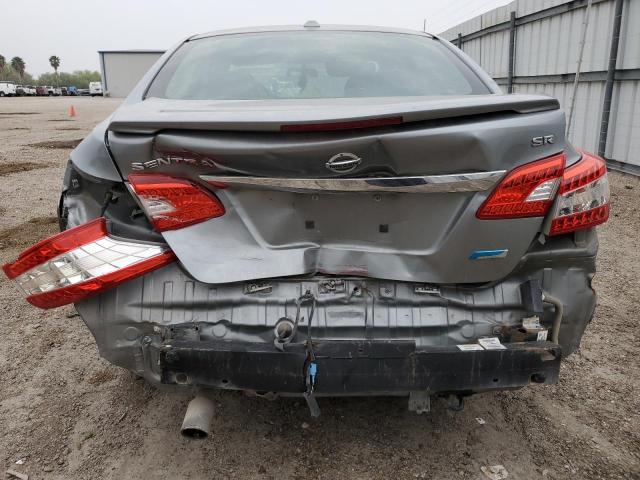 3N1AB7APXDL619977 - 2013 NISSAN SENTRA S GRAY photo 6