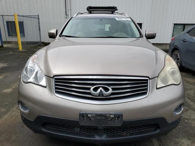 JN1AJ0HR9AM757142 - 2010 INFINITI EX35 BASE BEIGE photo 5