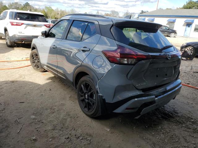 3N1CP5DVXML558204 - 2021 NISSAN KICKS SR GRAY photo 2