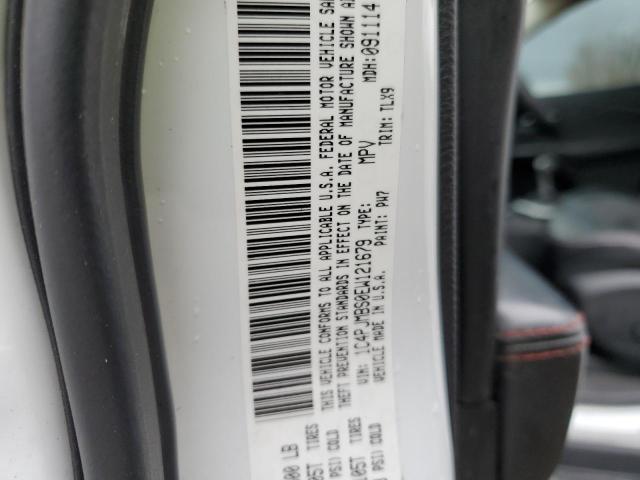 1C4PJMBS0EW121679 - 2014 JEEP CHEROKEE TRAILHAWK 白色 照片 13