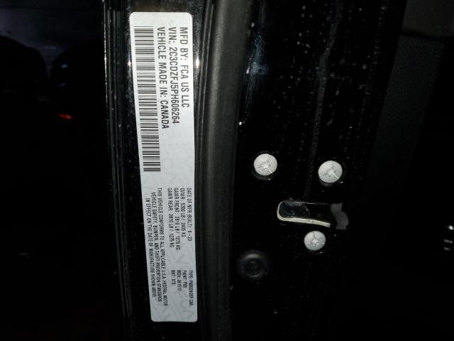 2C3CDZFJ5PH606264 - 2023 DODGE CHALLENGER R/T SCAT PACK BLACK photo 12