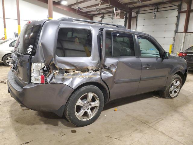 5FNYF4H57EB026631 - 2014 HONDA PILOT EXL GRAY photo 3