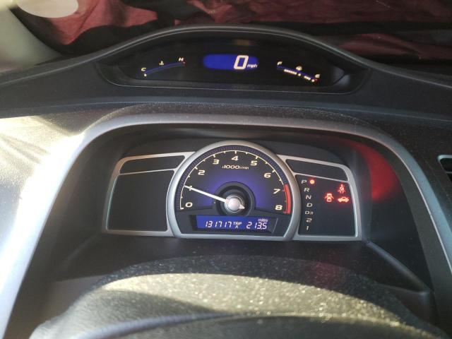 19XFA1F63BE013750 - 2011 HONDA CIVIC LX-S მუქწითელი ფოტო 9