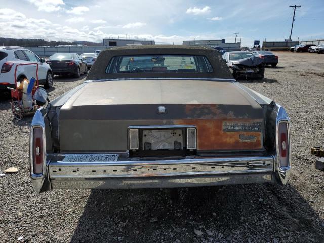 1G6DW54Y2LR701106 - 1990 CADILLAC BROUGHAM GRAY photo 6