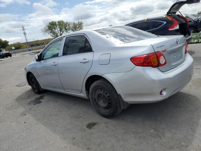 1NXBU4EE5AZ193034 - 2010 TOYOTA COROLLA BASE SILVER photo 2