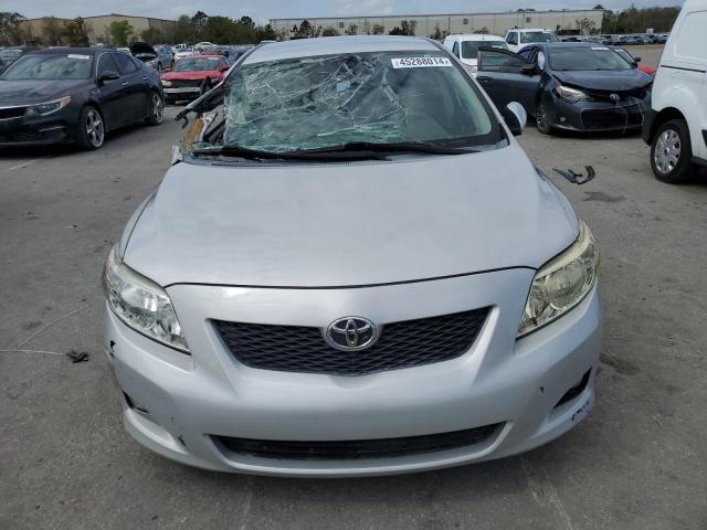 1NXBU4EE5AZ193034 - 2010 TOYOTA COROLLA BASE SILVER photo 5