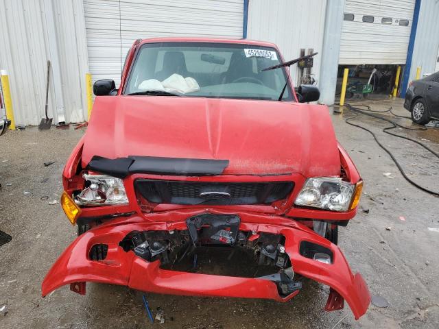 1FTYR10U05PA38179 - 2005 FORD RANGER RED photo 5