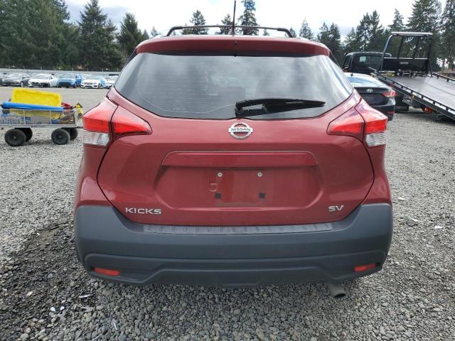 3N1CP5CU7JL510938 - 2018 NISSAN KICKS S RED photo 6