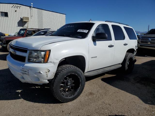 1GNMCAE3XAR148940 - 2010 CHEVROLET TAHOE C1500  LS WHITE photo 1