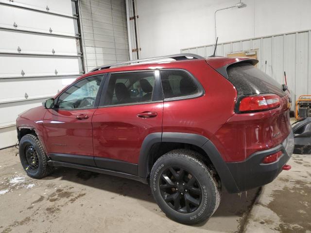1C4PJMBS5HD224239 - 2017 JEEP CHEROKEE TRAILHAWK RED photo 2