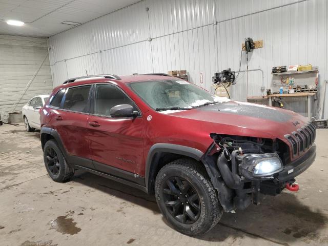 1C4PJMBS5HD224239 - 2017 JEEP CHEROKEE TRAILHAWK RED photo 4