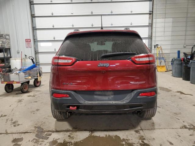1C4PJMBS5HD224239 - 2017 JEEP CHEROKEE TRAILHAWK RED photo 6