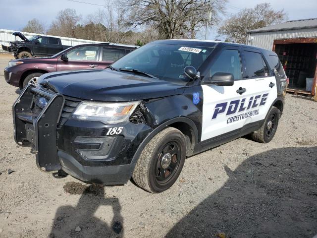 1FM5K8AR0JGB47225 - 2018 FORD EXPLORER POLICE INTERCEPTOR Qara foto 1