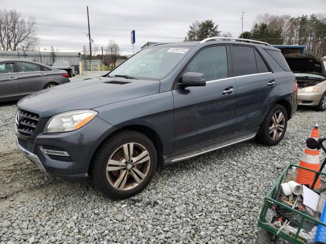 4JGDA5HB3EA368882 - 2014 MERCEDES-BENZ ML 350 4MATIC BLUE photo 1