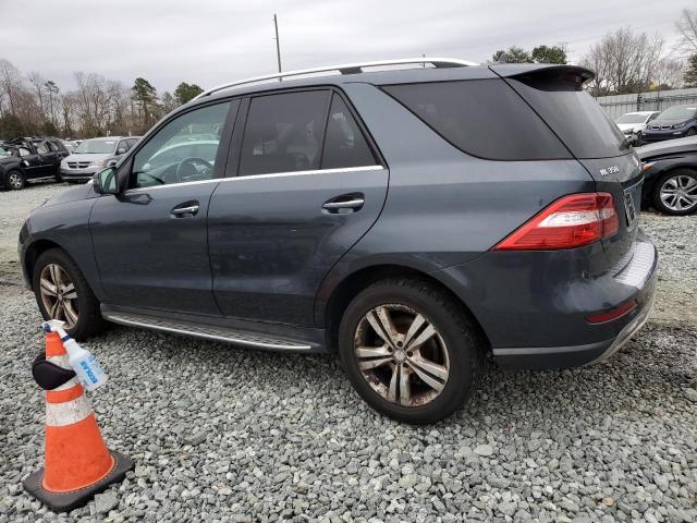 4JGDA5HB3EA368882 - 2014 MERCEDES-BENZ ML 350 4MATIC BLUE photo 2