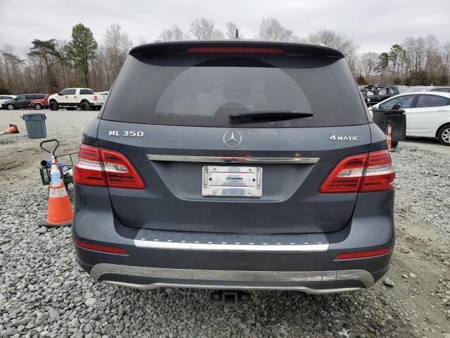 4JGDA5HB3EA368882 - 2014 MERCEDES-BENZ ML 350 4MATIC BLUE photo 6