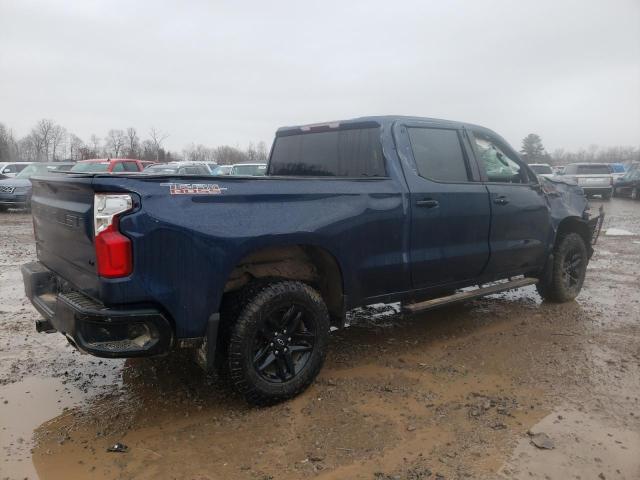 1GCPYFED9MZ296188 - 2021 CHEVROLET SILVERADO K1500 LT TRAIL BOSS BLUE photo 3