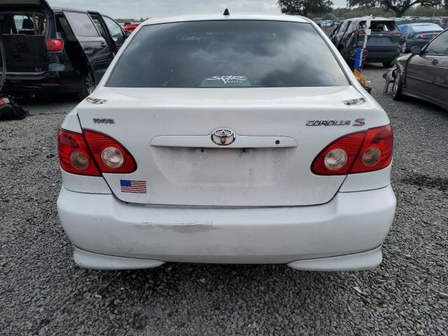 1NXBR32E86Z627129 - 2006 TOYOTA COROLLA CE WHITE photo 6