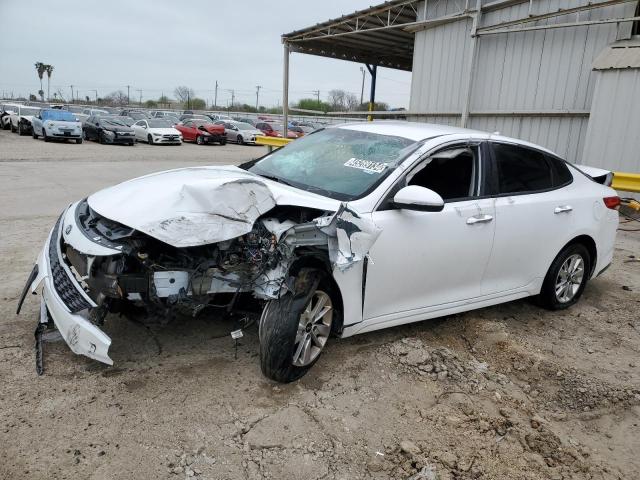 5XXGT4L33KG275639 - 2019 KIA OPTIMA LX WHITE photo 1