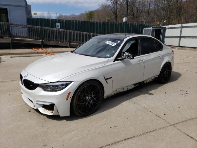 WBS8M9C56J5J79936 - 2018 BMW M3 WHITE photo 1