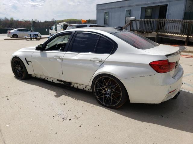 WBS8M9C56J5J79936 - 2018 BMW M3 WHITE photo 2