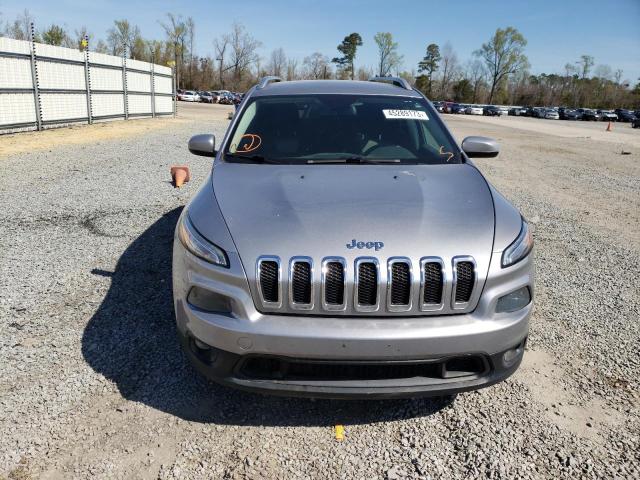 1C4PJLCS4EW181053 - 2014 JEEP CHEROKEE LATITUDE SILVER photo 5