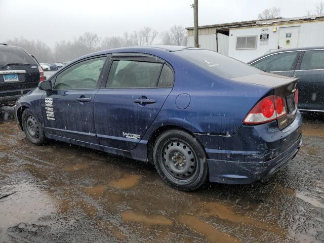 2HGFA16587H512998 - 2007 HONDA CIVIC LX BLUE photo 2