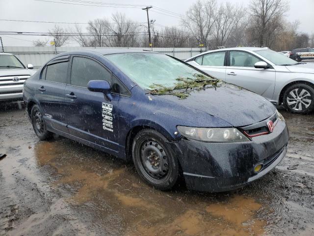 2HGFA16587H512998 - 2007 HONDA CIVIC LX BLUE photo 4