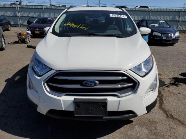 MAJ6S3GL3KC283412 - 2019 FORD ECOSPORT SE WHITE photo 5