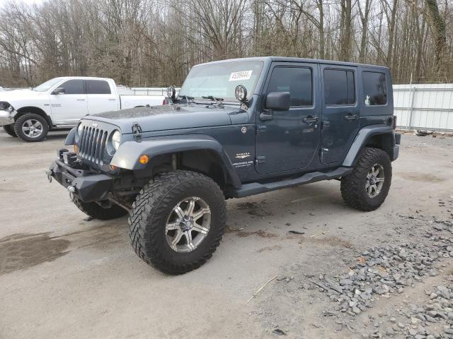 1J4GA59117L217905 - 2007 JEEP WRANGLER SAHARA BLUE photo 1