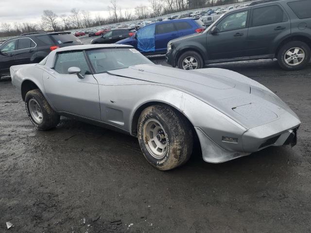 1Z8749S436253 - 1979 CHEVROLET CORVETTE SILVER photo 4