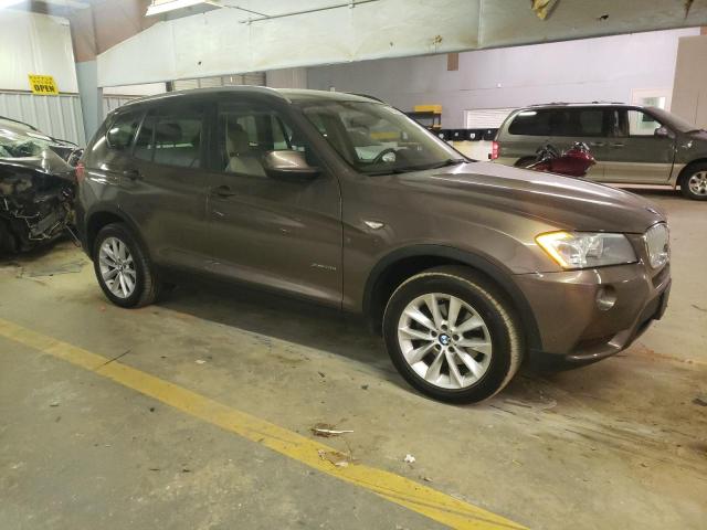 5UXWX9C51E0D17019 - 2014 BMW X3 XDRIVE28I TAN photo 4