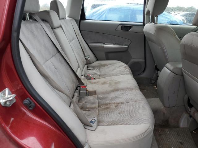 JF2SH6BC0AH792814 - 2010 SUBARU FORESTER XS Tünd qırmızı foto 10