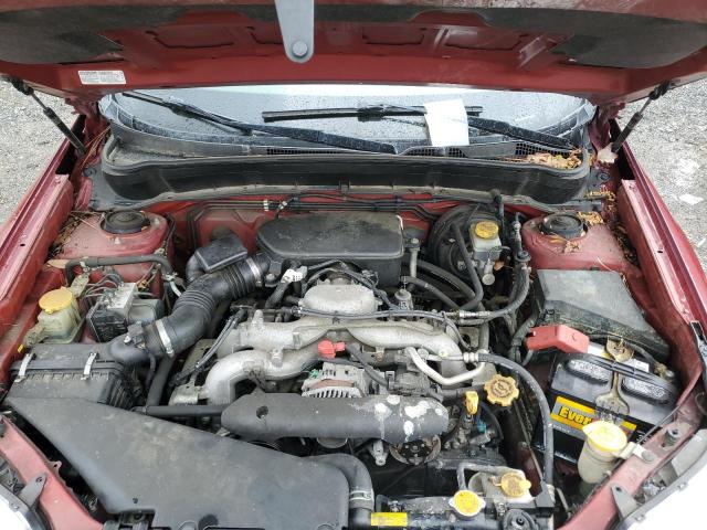 JF2SH6BC0AH792814 - 2010 SUBARU FORESTER XS Tünd qırmızı foto 11