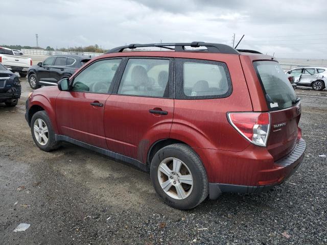 JF2SH6BC0AH792814 - 2010 SUBARU FORESTER XS Tünd qırmızı foto 2