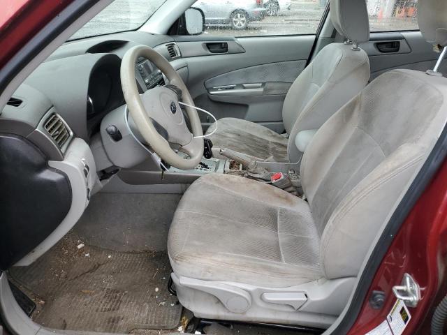 JF2SH6BC0AH792814 - 2010 SUBARU FORESTER XS Tünd qırmızı foto 7