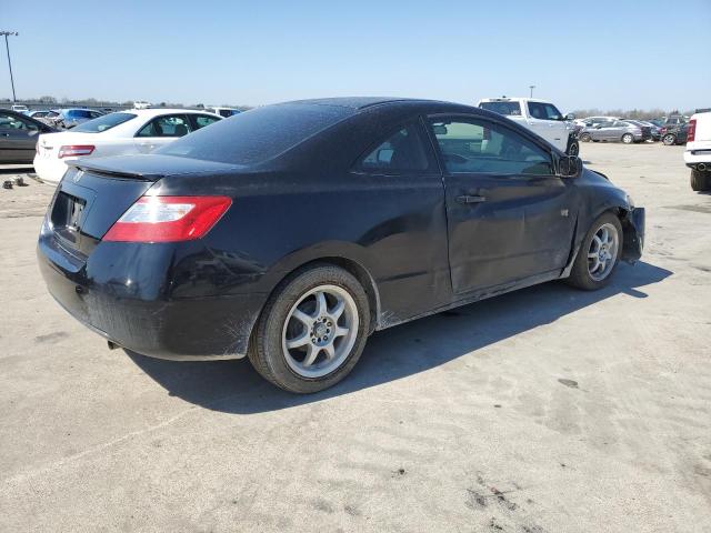 2HGFG12698H576787 - 2008 HONDA CIVIC LX BLACK photo 3