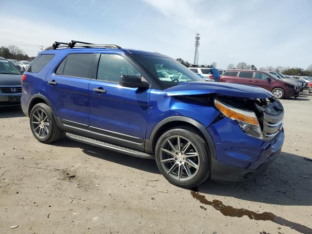 1FM5K7B9XDGC58376 - 2013 FORD EXPLORER BLUE photo 4