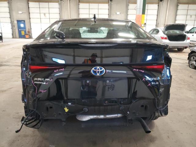 JTDL9RFU1K3010314 - 2019 TOYOTA PRIUS BLACK photo 6