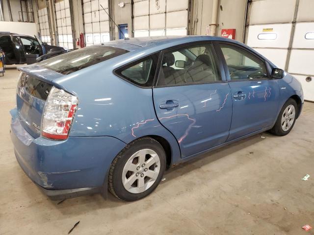 JTDKB20U877646728 - 2007 TOYOTA PRIUS BLUE photo 3