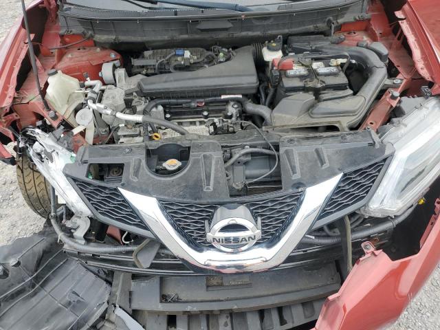 5N1AT2MT3FC785919 - 2015 NISSAN ROGUE S RED photo 11