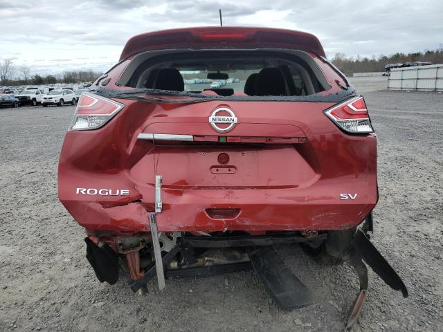 5N1AT2MT3FC785919 - 2015 NISSAN ROGUE S RED photo 6