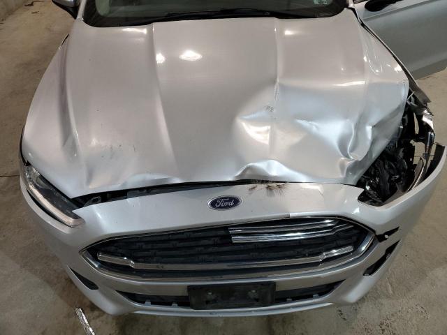 3FA6P0G78ER337022 - 2014 FORD FUSION S GRAY photo 11