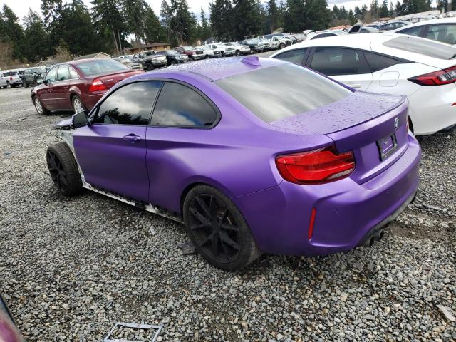 WBS1J5C50JVD35796 - 2018 BMW M2 PURPLE photo 2