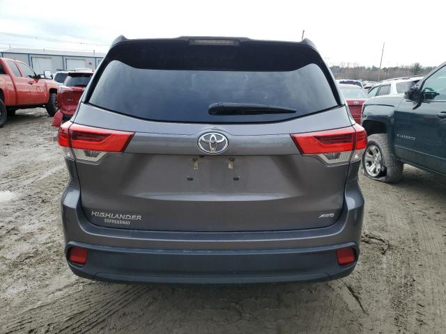 5TDBZRFH7KS923799 - 2019 TOYOTA HIGHLANDER LE GRAY photo 6