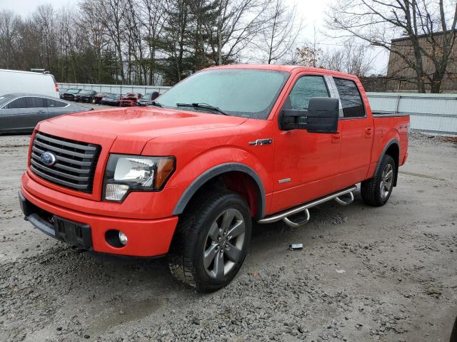 1FTFW1ETXBFC61900 - 2011 FORD F150 SUPERCREW RED photo 1