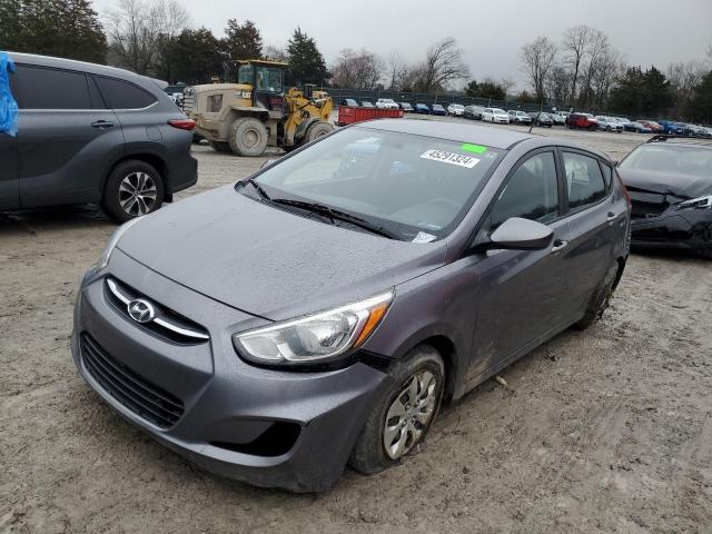 KMHCT5AE6FU211857 - 2015 HYUNDAI ACCENT GS GRAY photo 1