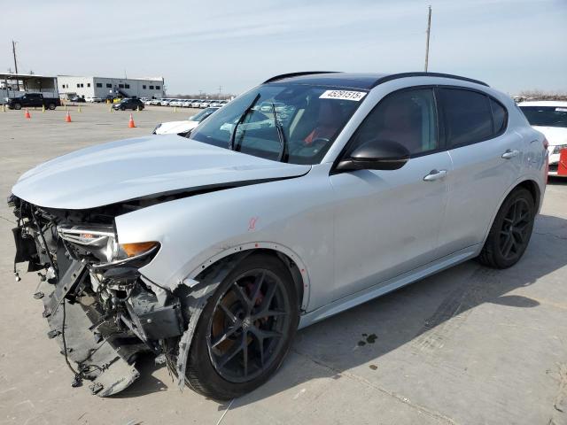 ZASPAKBNXM7D13772 - 2021 ALFA ROMEO STELVIO TI Արծաթագույն լուսանկար 1