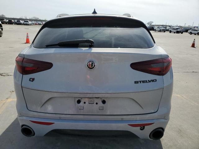 ZASPAKBNXM7D13772 - 2021 ALFA ROMEO STELVIO TI Արծաթագույն լուսանկար 6